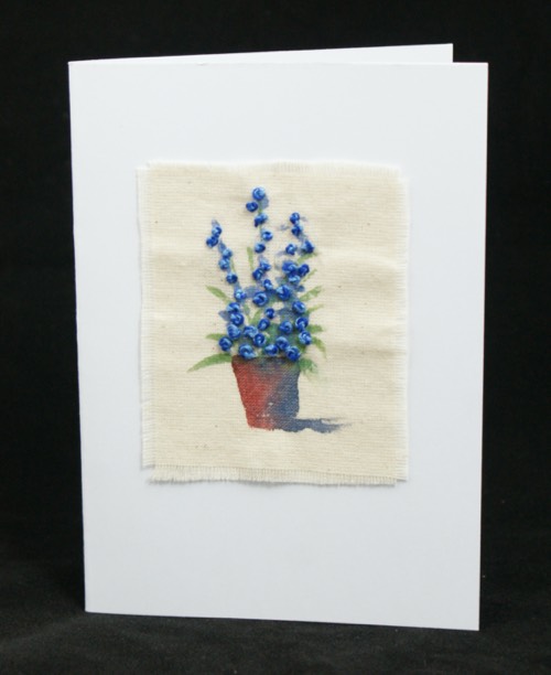 Embroidered card design 16.